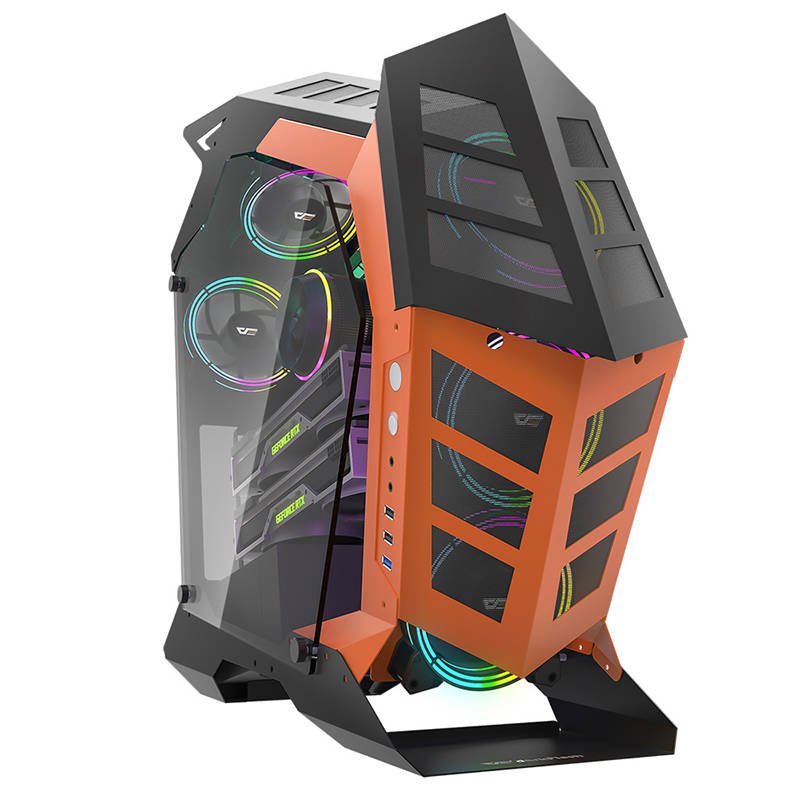 Darkflash K1 Computer Case (black&orange)