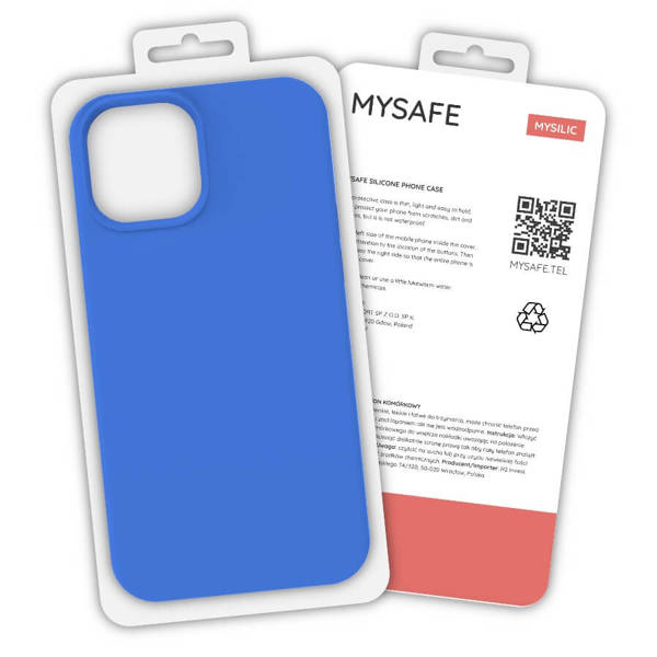 MYSAFE SILICONE CASE IPHONE XS MAX BLUE BOX