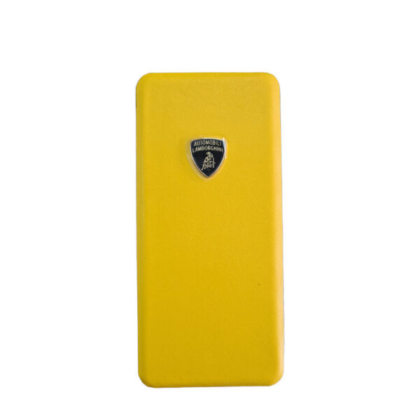 Lamborghini Powerbank High Performance Yellow - Επαναφορτιζόμενη - Γνήσιο δέρμα