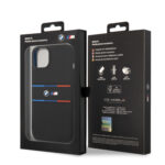 BMW iPhone 14 Plus Back cover case Tricolor - Black