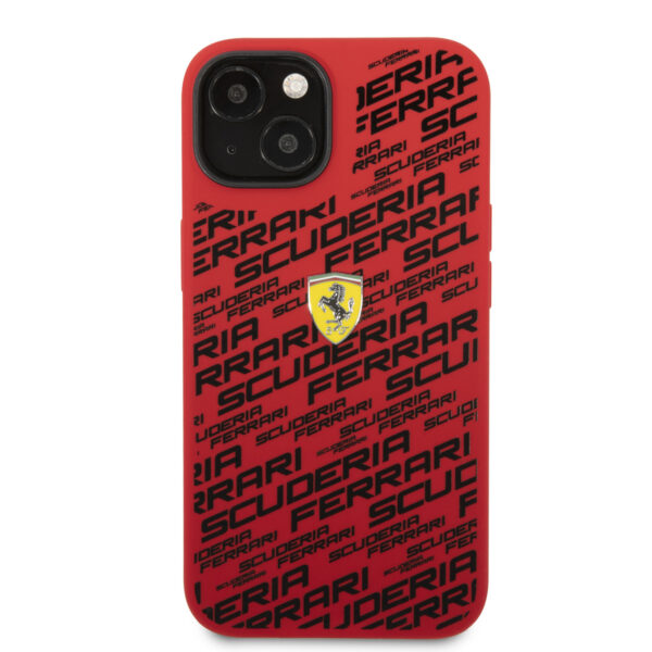 Ferrari iPhone 14 Hardcase Scuderia All-Over - Red