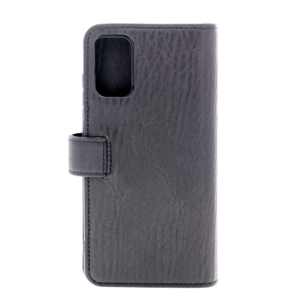 Pierre Cardin Samsung Galaxy S20 black Book type case - Genuine leather