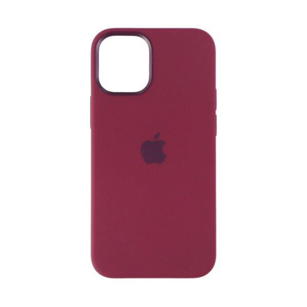 Apple iPhone 12 Mini Silicon Case with MagSafe - Plum,apple iphone 12 mini silicone case with magsafe plum