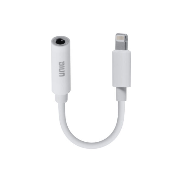 UNIQ Accessory Apple Lightning to 3.5mm Jack Cable - White