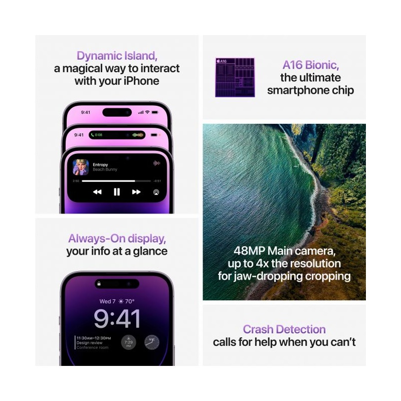 iphone 14 pro 5g (6gb/256gb) deep purple